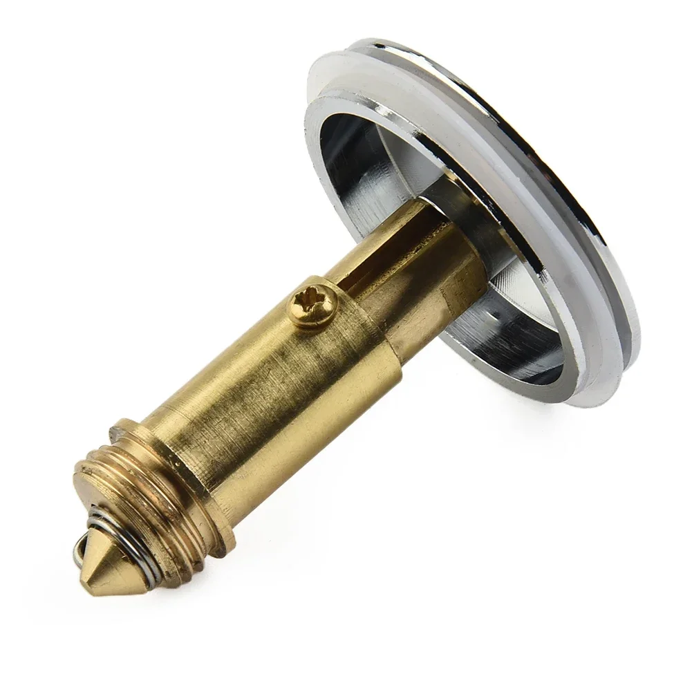 High Quality Sink Plug Spring Bolt Chrome Clack Spring Bolt Gold Wastes 38MM For Most Bathroom Basin For Bathtub