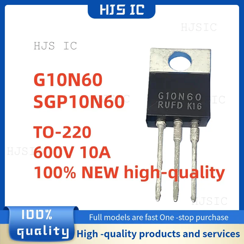 10-20PCS 100% NEW high-quality G10N60 SGP10N60 TO-220 600V 10A Best Quality transistor In Stock