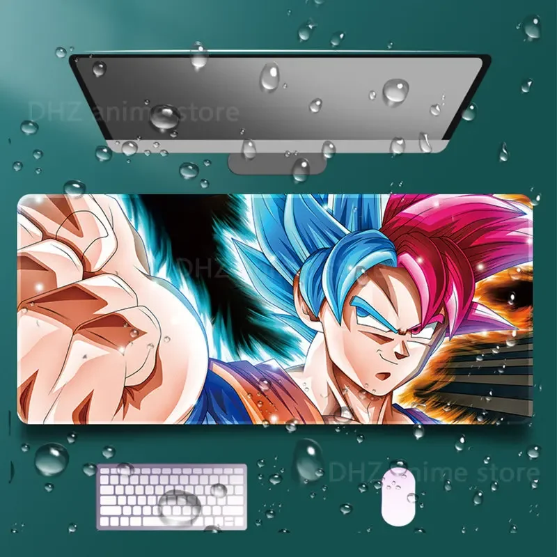 

Dragon Ball Son Goku Gaming Mouse Pad Fashion Animation Large Waterproof Desktop Keyboard Pad Table Computer Carpet Accessories