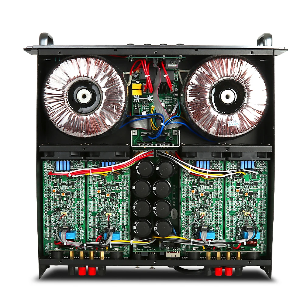 11000S 4-channel 1100W*4 Audio Power Amplifier 2U Professional High Power Amplifier for Large-Scale Concert