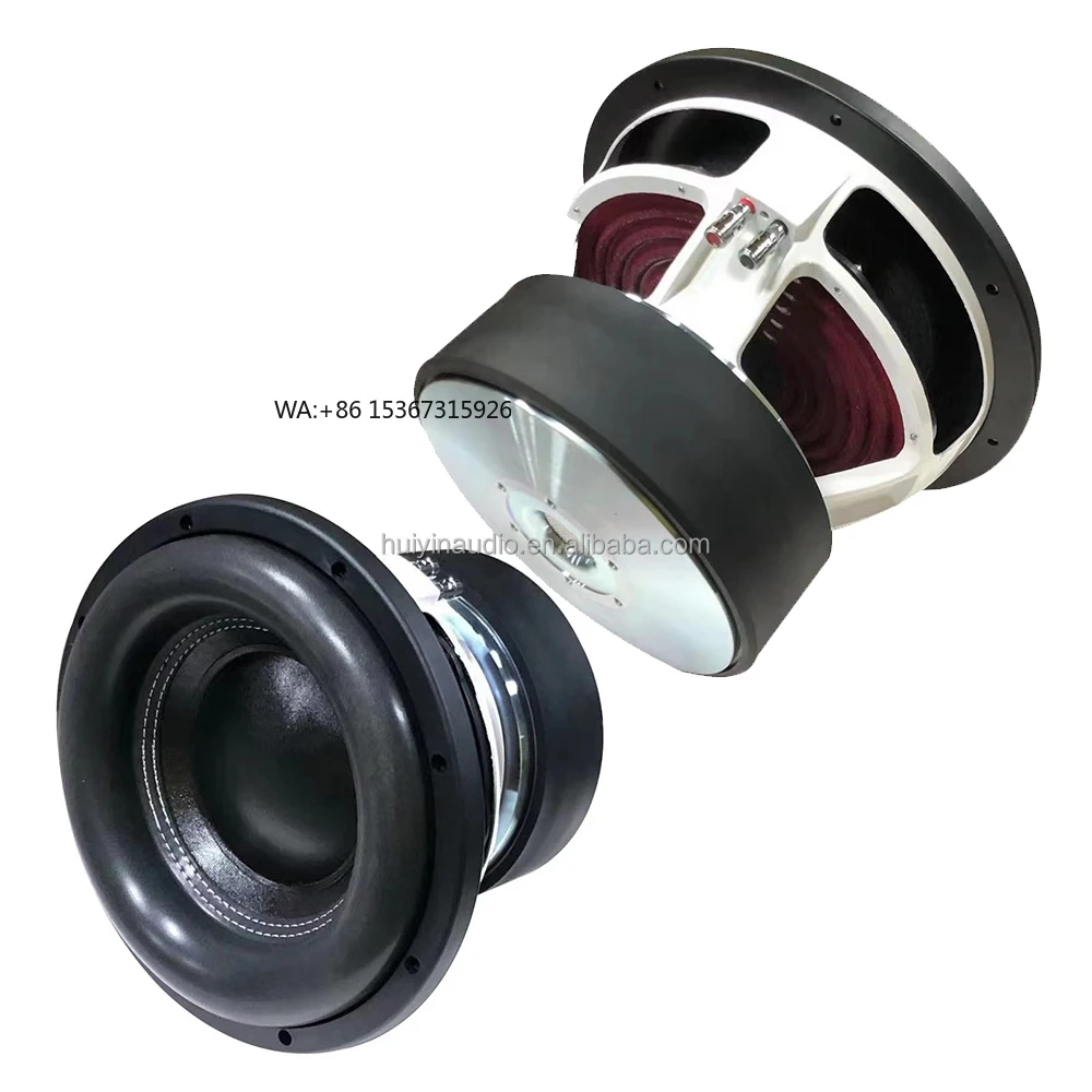 

Big Power 12 Inch Car Subwoofer, 2000W RMS Dual 2 Ohm Stereo Big Foam Surround Subwoofer for Car Audio Competition, 1275-115F