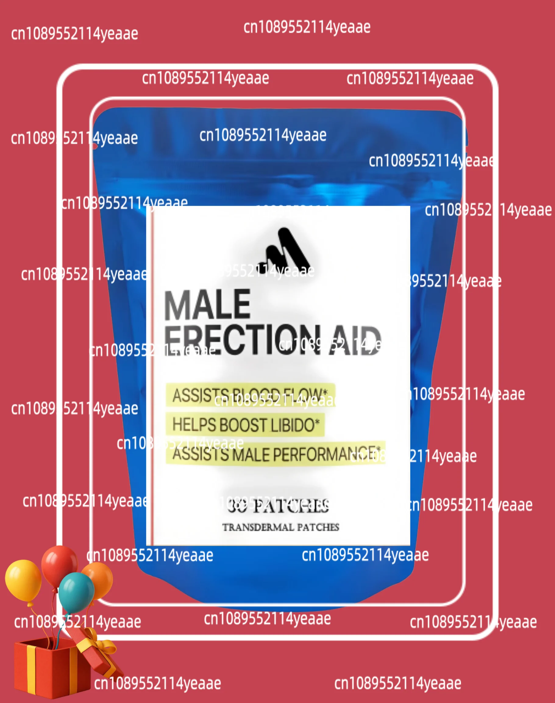 30 Patches Male Performance Aid Enhancement Patch -drive And Stamina High Potency Booster Transdermal Patches