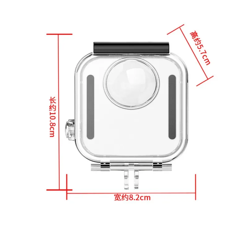 

A32T-For Gopro Max 2 Waterproof Housings Shell Protective Cover Box For Gopro Max 2 Panoramic Camera Dive Case Accessories