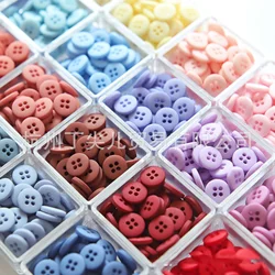 9mm 4 Holes Mini Resin Buttons for DIY Doll Clothes Shirt Garment Sewing Accessories Crafts Scrapbooking Handcraft Supplies