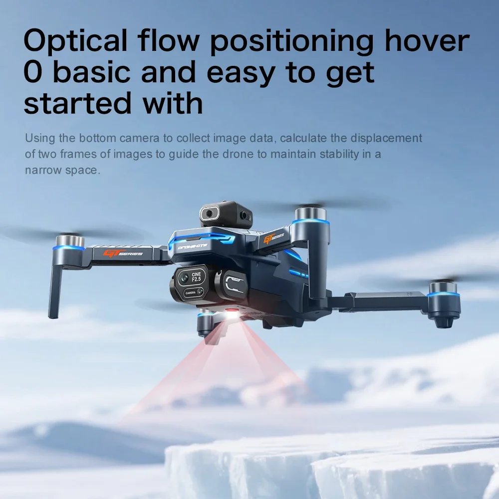 Xiaomi GT8 Drone GPS 8K Profissional HD 360 °   Câmeras duplas 5G WIFI motores sem escova para evitar obstáculos brinquedos quadricópteros dobráveis