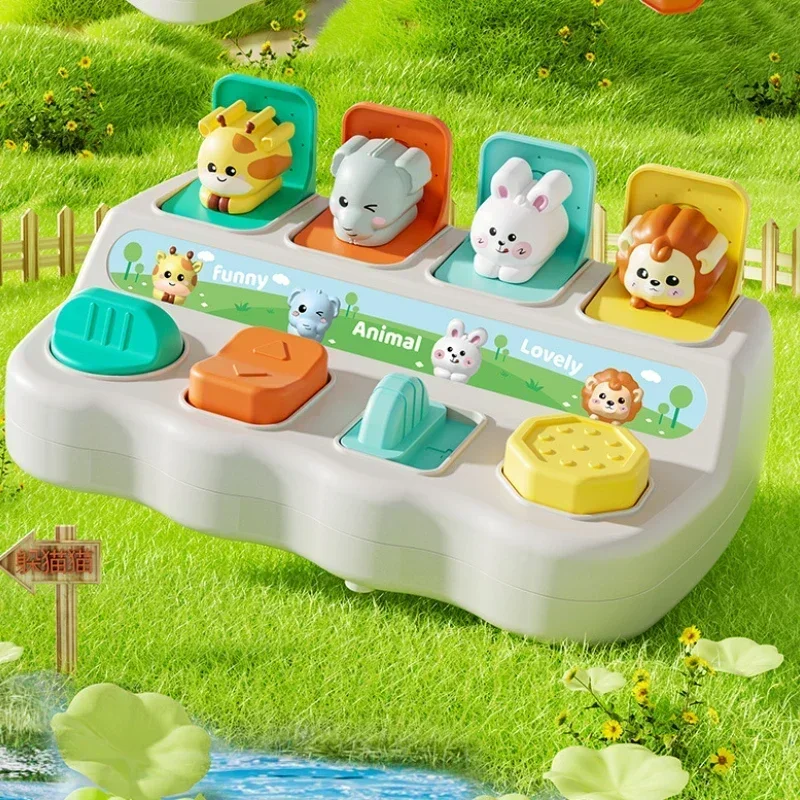

Pop-up animal toys and learning boxes enhance logical thinking and motor skills, making them perfect birthday gifts for children