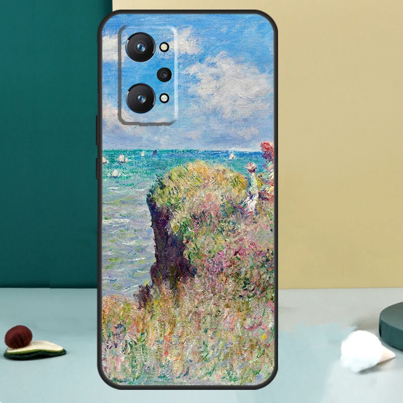كلود مونيه حديقة لوتس جسر ل Realme GT 6T 5 6 GT 7 Pro C67 C75 C61 C55 C53 C51 C21Y C25S 10 11 12 13 14 Pro Plus #3