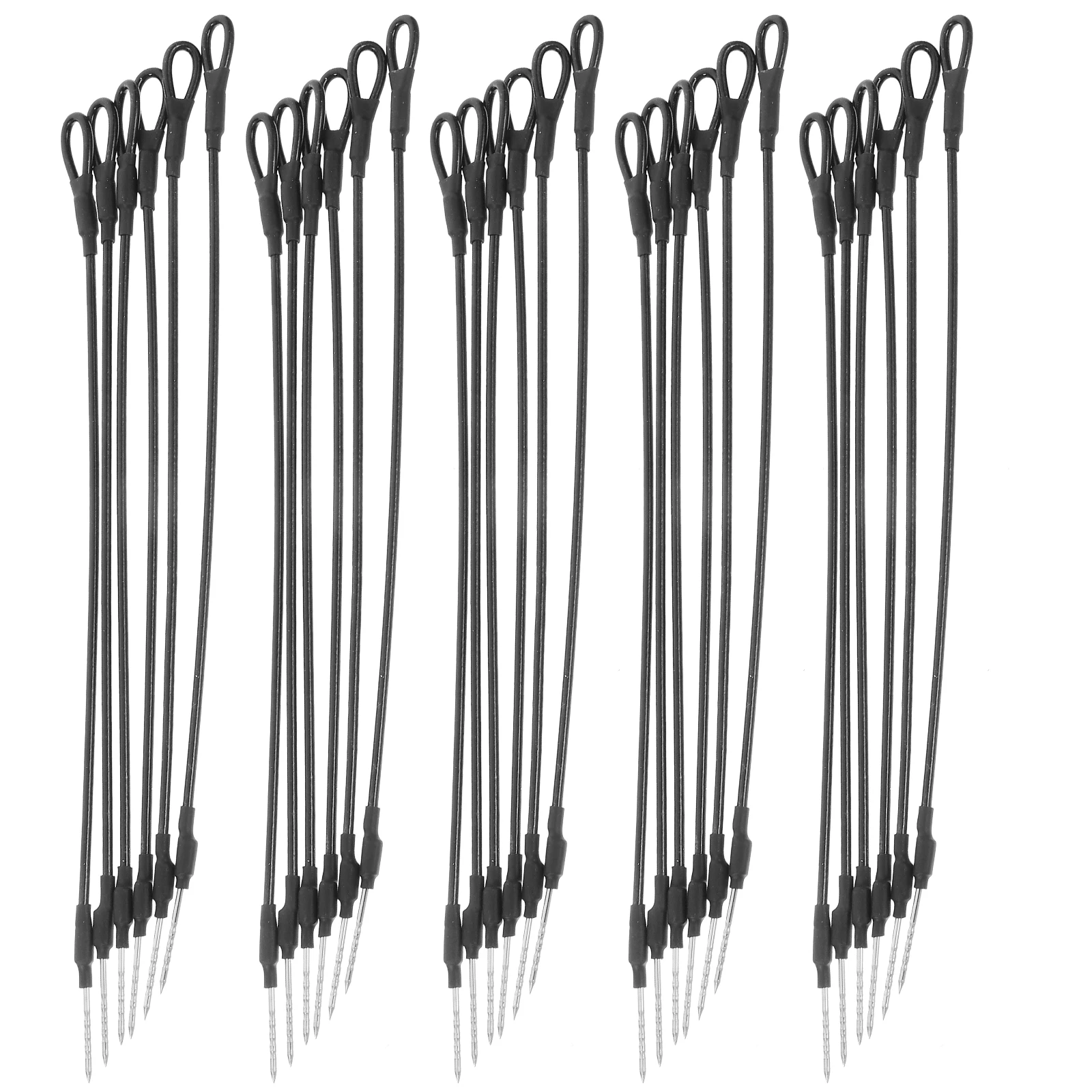 

100Pcs Anti-Theft Steel Wire Tag Ropes Strong Tag Cord for Clothing Shoes Hats Retail Store Security Strings Fasteners