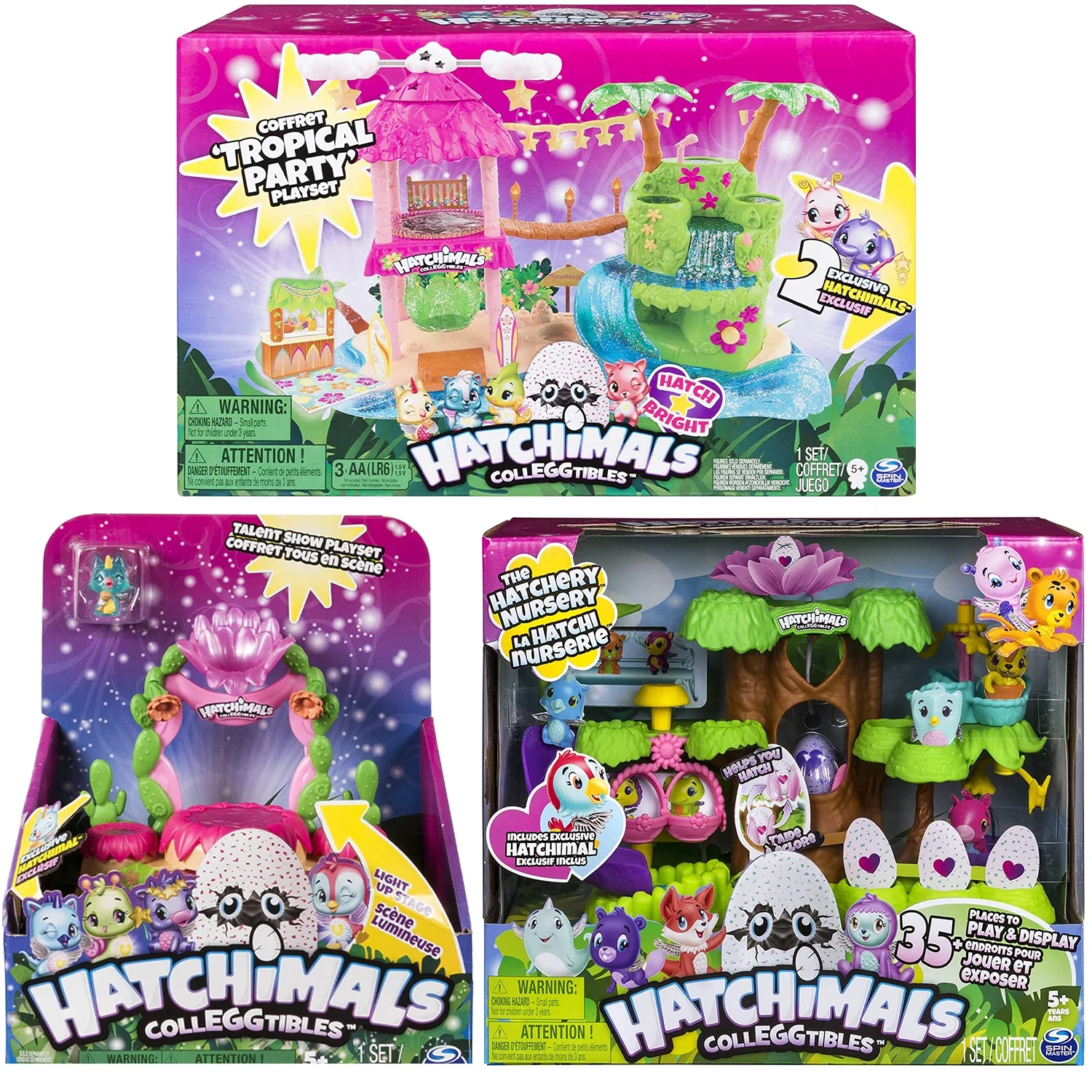 

Набор игрушек Hatchimals для девочек, тропические игрушки для детского сада, коллекционные подарки сюрприз, игровой домик