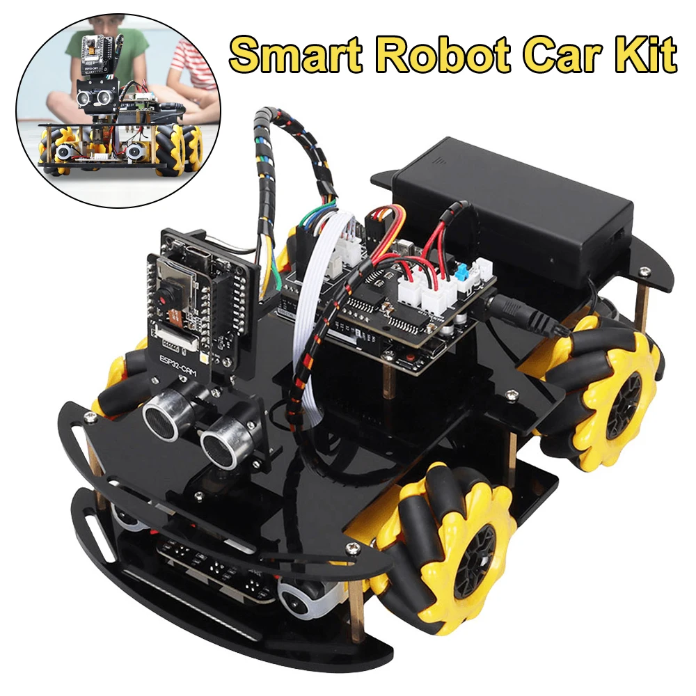 

Robot Starter Kit for Arduino Programming with ESP32 Camera Wifi Intelligent Educational Robotic Car Kit Smart Automation Set