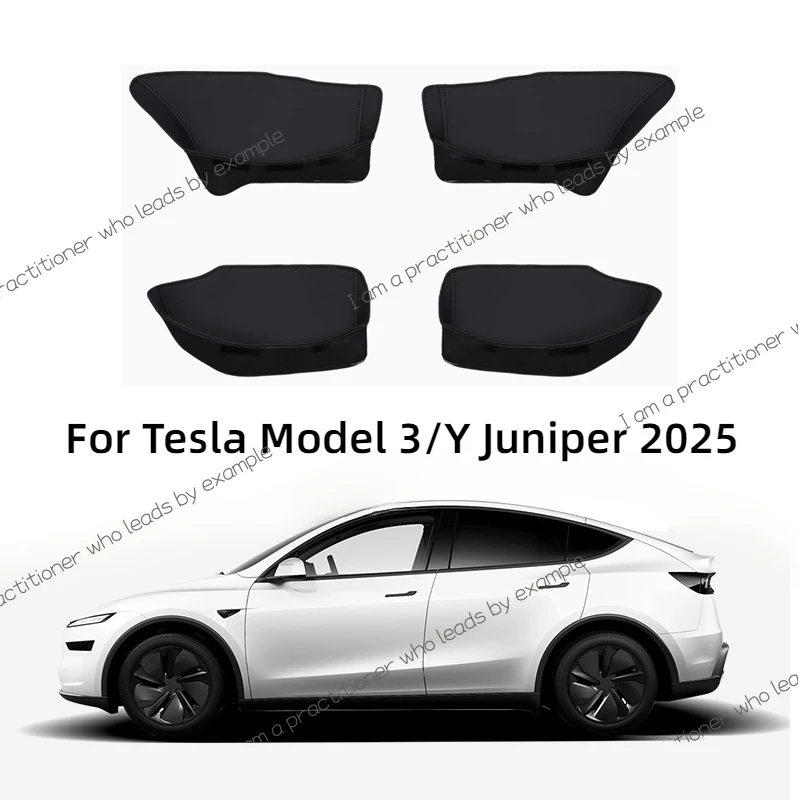 

Door Side Storage Box For Tesla Model 3/Y Juniper 2025 Handle Pocket Armrest Driver Passenger Storage Tray Container Organizer
