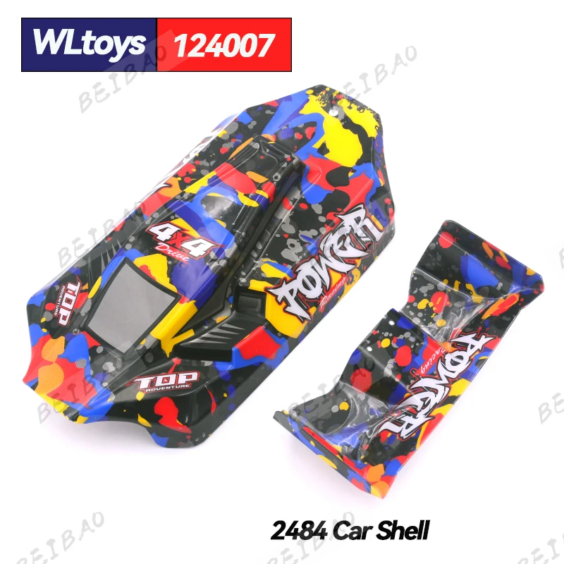 WLtoys 124007 1/12 RC カーオリジナルスペアパーツコンプリートセット車シェルショックアブソーバータイヤ犬骨モーター差動受信機