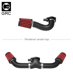 GRC 1/10 Scale Single /Two Pipe Intake Air Filter for GRC LS7 Simulator Engine LS7 Upgrade Option Parts Accessories #G153F G153T