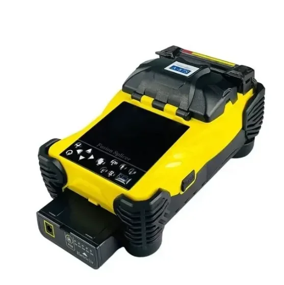 Fornecimento de fábrica A-87s A-15F Splicer automático de fibra óptica com VFL para FTTH para redes 4G 3G GSM POE