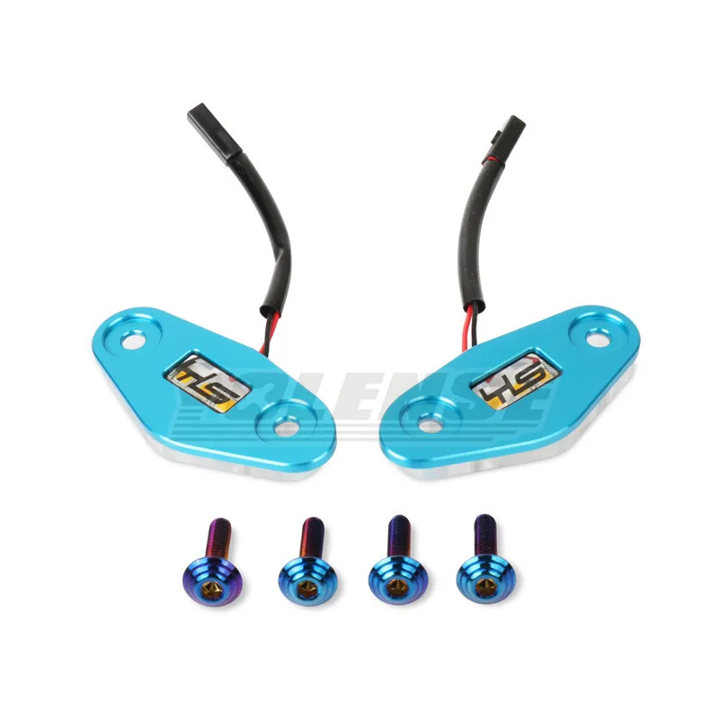 Motorcycle Accessories Rearview Mirrors Seat Cover Decorative LED Light Mirror Base Light For 675SR 675SRR 675SR-R 675 SR SRR