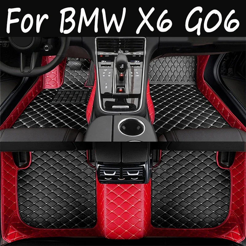 

Car Floor Mats For BMW X6 G06 2020 2021 Custom Auto Foot Pads Automobile Carpet Cover Interior Accessories