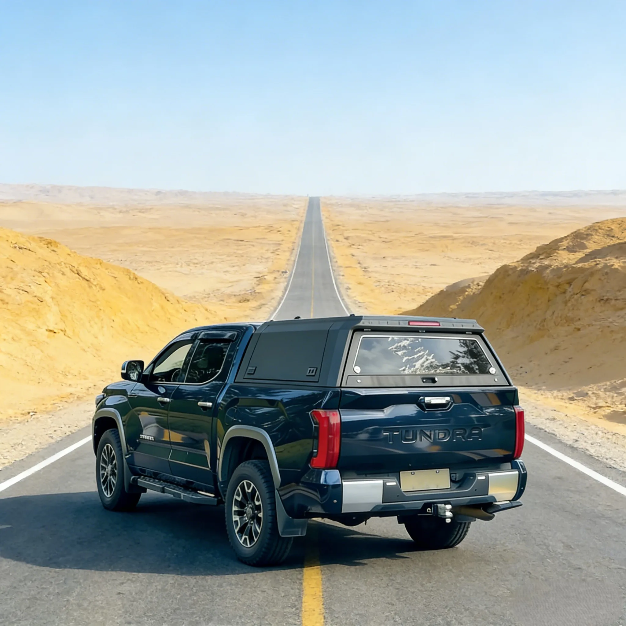 

Dream Garage Dual Coating Truck Cap - Acid-Alkali Resistant, Lightweight | Fits TUNDRA 2014+ HILUX DOGE