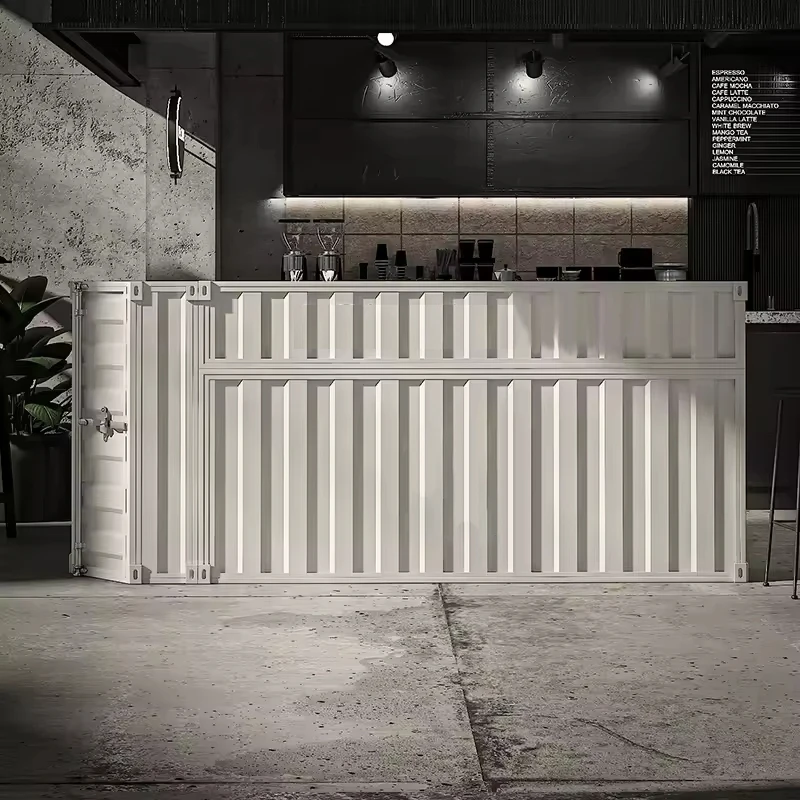 Sliver Hardcore Industrial Style Reception Desk Bar Salon Restaurant Customize Reception Desk