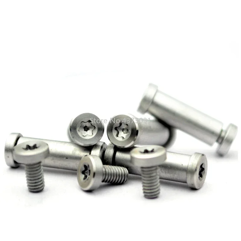 4sets Shank Screws Plum Heads Flat Screws T8 Handlebar Locking Screws Rivets Handle Patch DIY Fk06