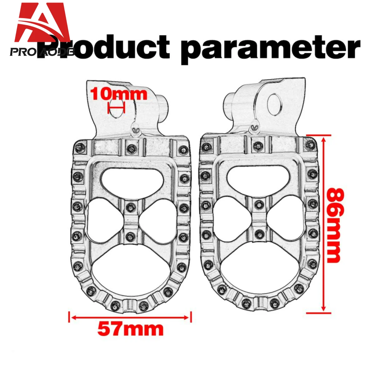 For Yamaha Motorcycle YZ65 85 YZ125 YZ250 250F 450F YZ125X YZ250X YZ250FX YZ450FX WR250F WR450F Precision-Made  CNC Footrest