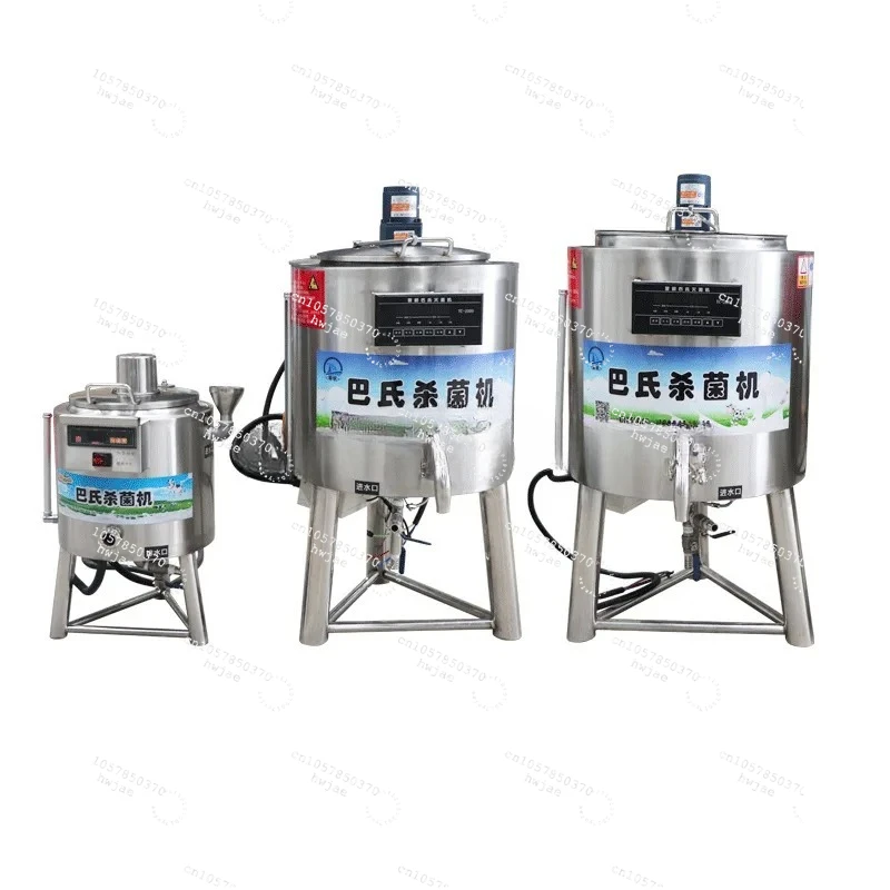 30L 50L 75L 100L Stainless Steel Camel Milk Honey Pasteurization Machine Fruit Juice Fruit Puree Ketchup Yogurt Milk Pasteurizer