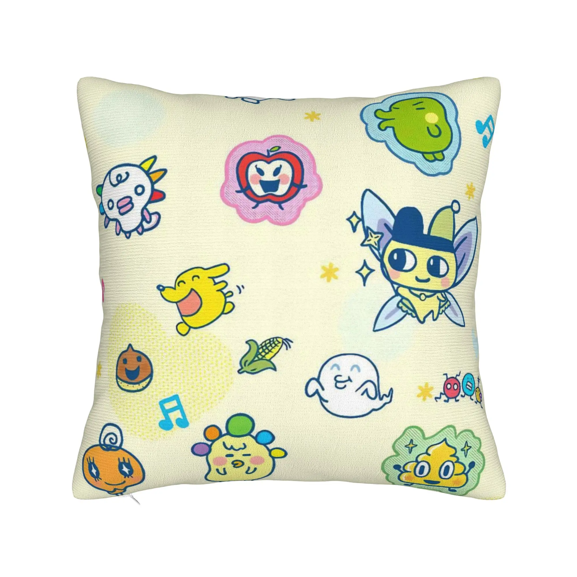 Decorative Pillowcases Cartoon T-Tamagotchi Stuff Home  Pillow Case Cover Zippered Multi-Size