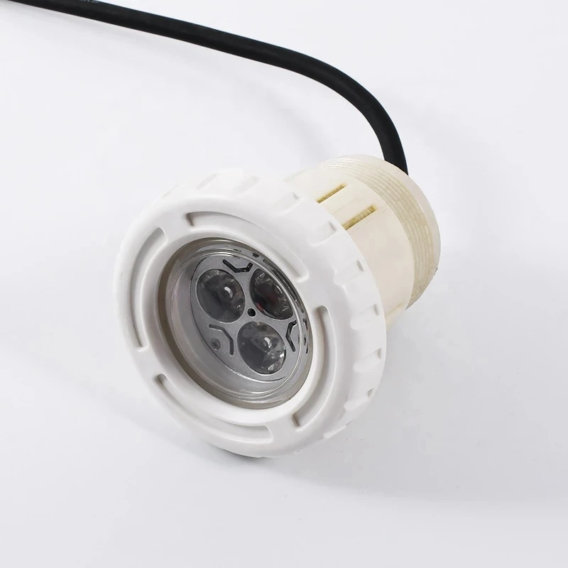 

6W AC12V 3 LED Recessed Swimming Pool Lights Spa RGB White Color Fountain Lamp Underwater Swimming Spa Pool Light