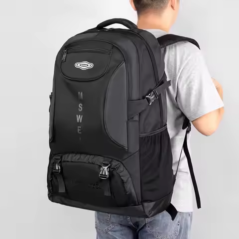 65L 85L Outdoor Backpack Unisex Waterproof Climbing Travel Rucksack Sports Camping Hiking Backpack School Bag For Male Female