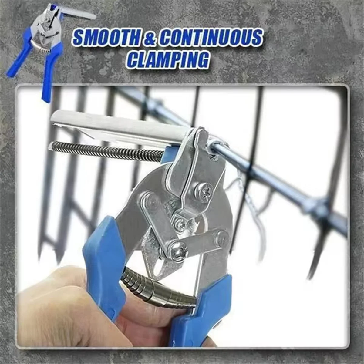 Y31A M Type Nailer Wire Ringer Fastener Stapler with 600 Clips Suitable for Various Applications in Garden and Home
