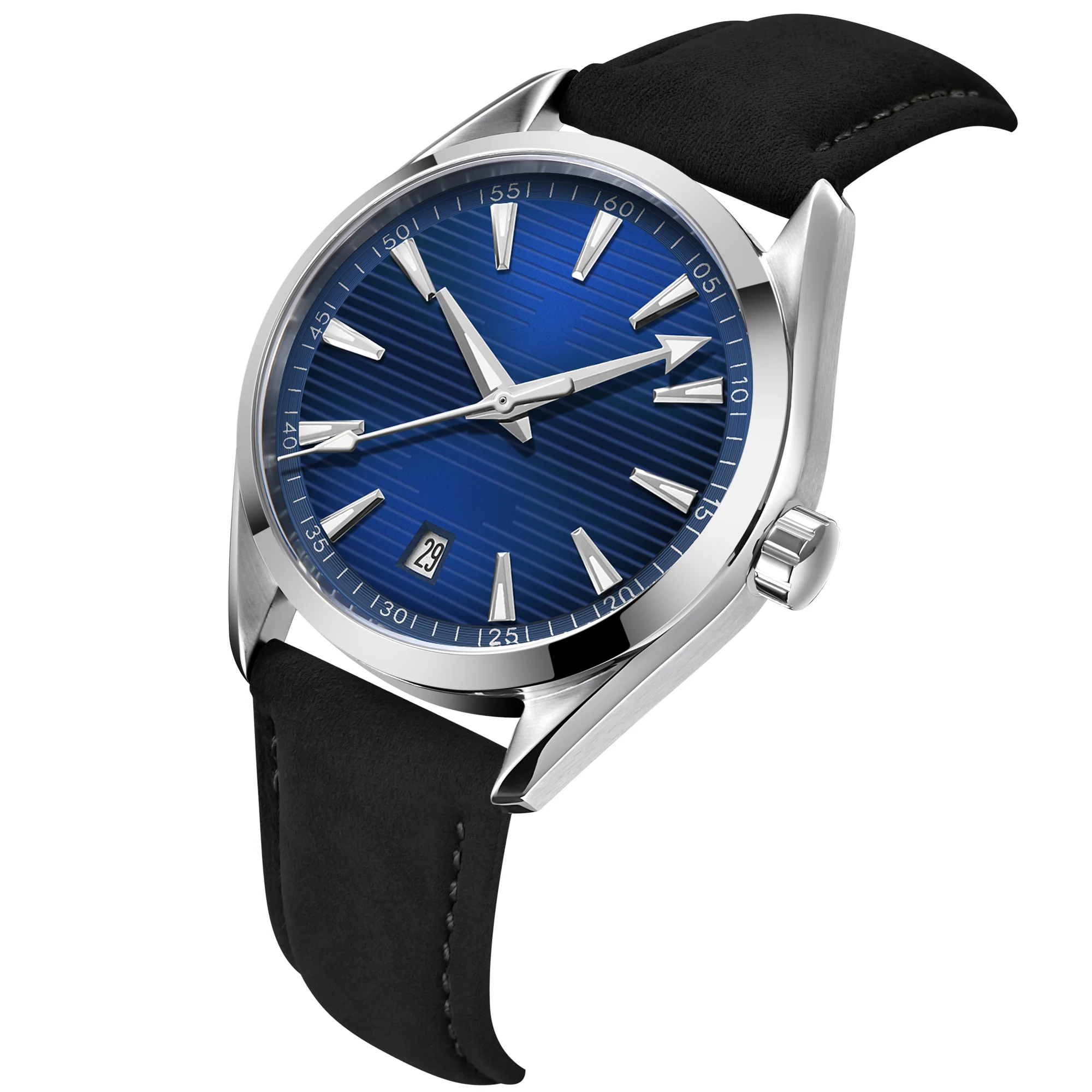 Benutzerdefiniertes Logo DIY 41mm NH35 Uhrwerk Herrenuhr Wasserdicht Hochwertige Luxus-Saphirglas Herrenuhr RELOJ FOR YOU – Detail 9