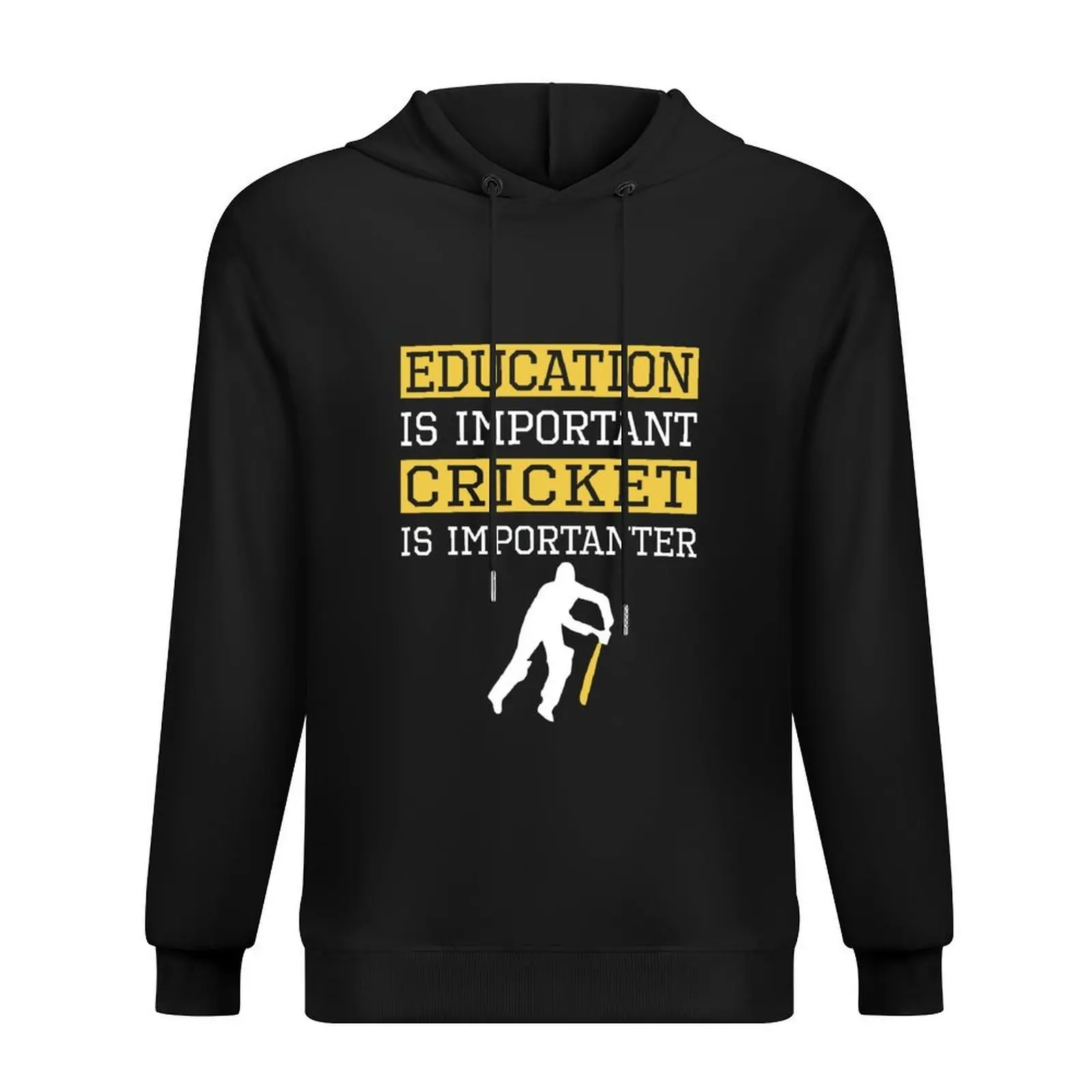 

Education Is Important Cricket is Importanter Sports Gift Hoodie hooded shirt clothes for men hoodies and sweatshirts new