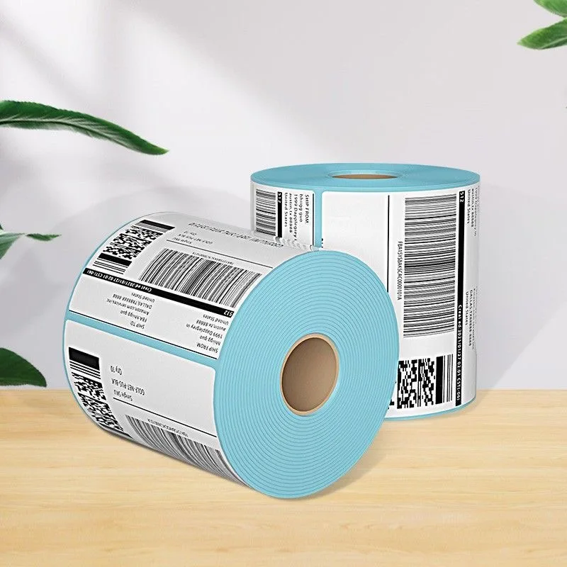 1 Roll 100x100mm Shipping Label Stickers 100x150mm Barcode Blank Paper label for Paper Adhesive Sticker Supermarket sticker