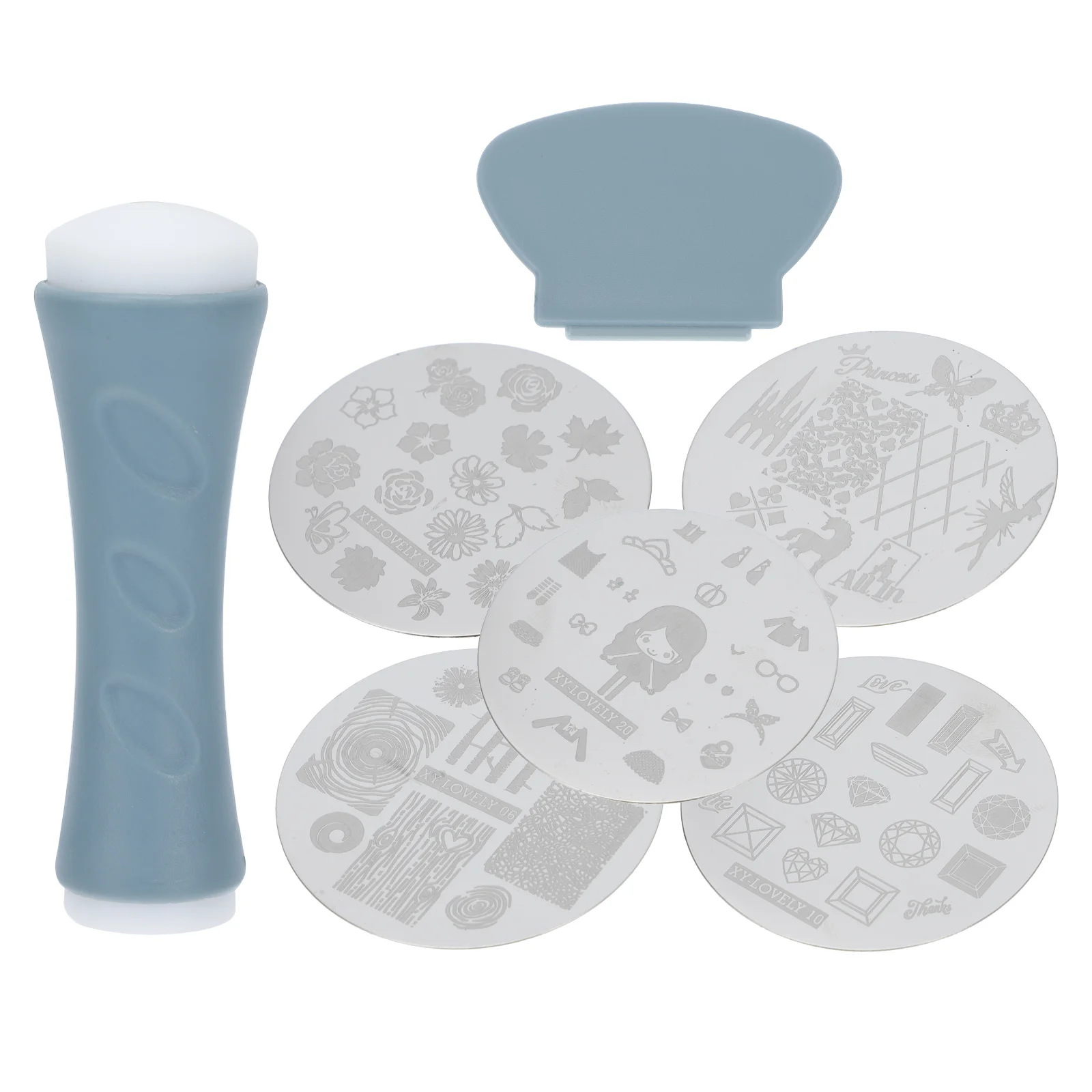 1 مجموعة عيد الميلاد مسمار الفن الطباعة لوحة مسمار ختم الختام مواد عالية الجودة جذابة لافتة للنظر تزيين الأظافر #3