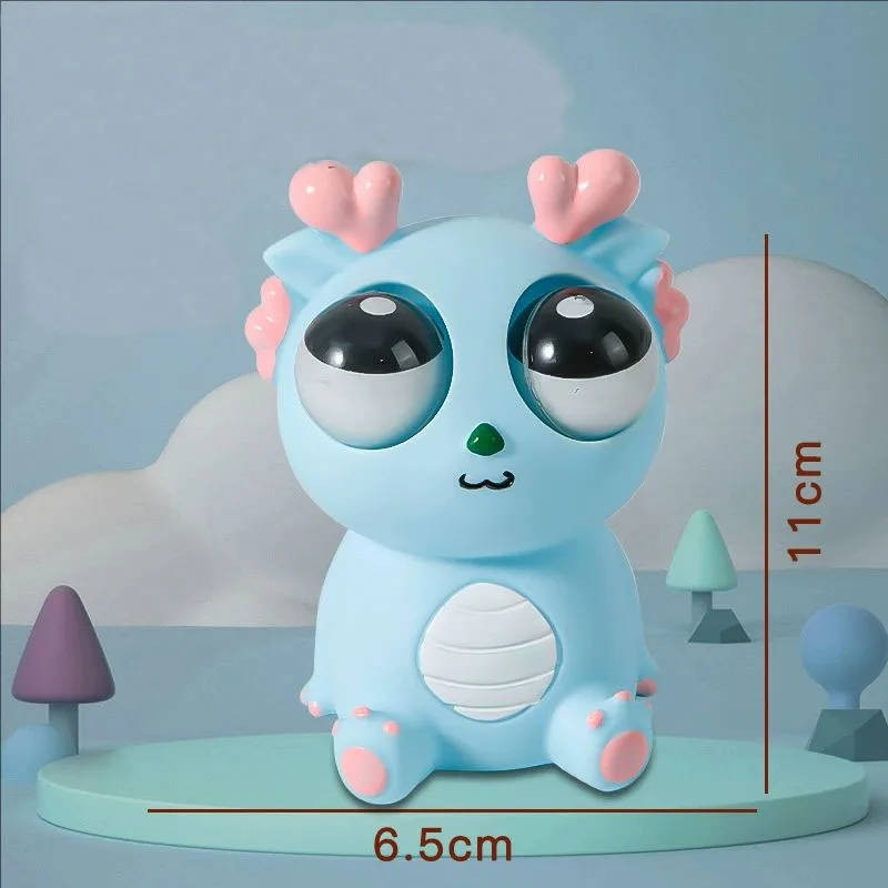 Jouet sensoriel Pop-Up créatif, œil explosif, Dragon dinosaure, décompression, joie à presser, jouet amusant