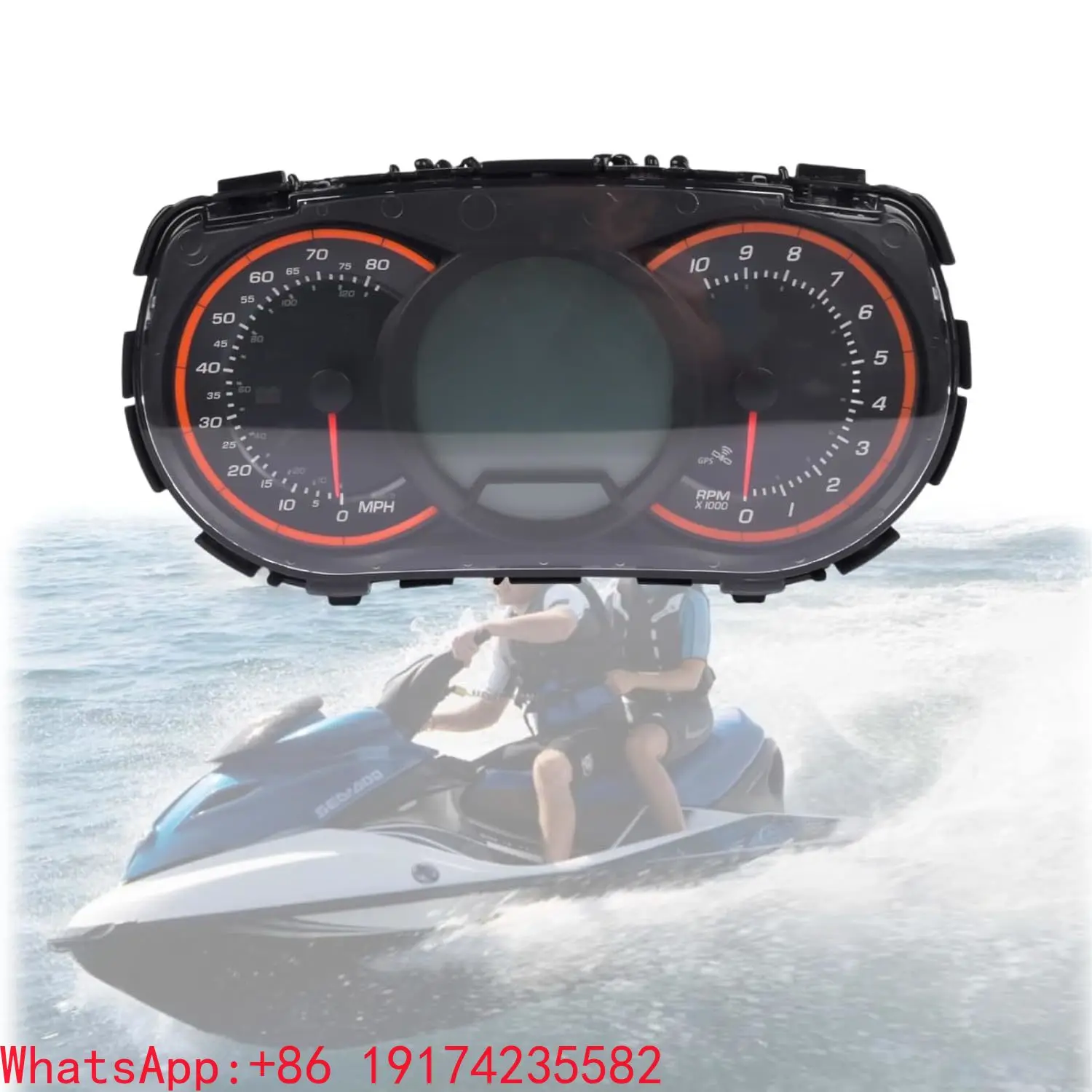

Sea-Doo GTX RXT 2009-2012 Wake Pro New Condition LCD Gauge Instrument Cluster for 2010-2011 Models