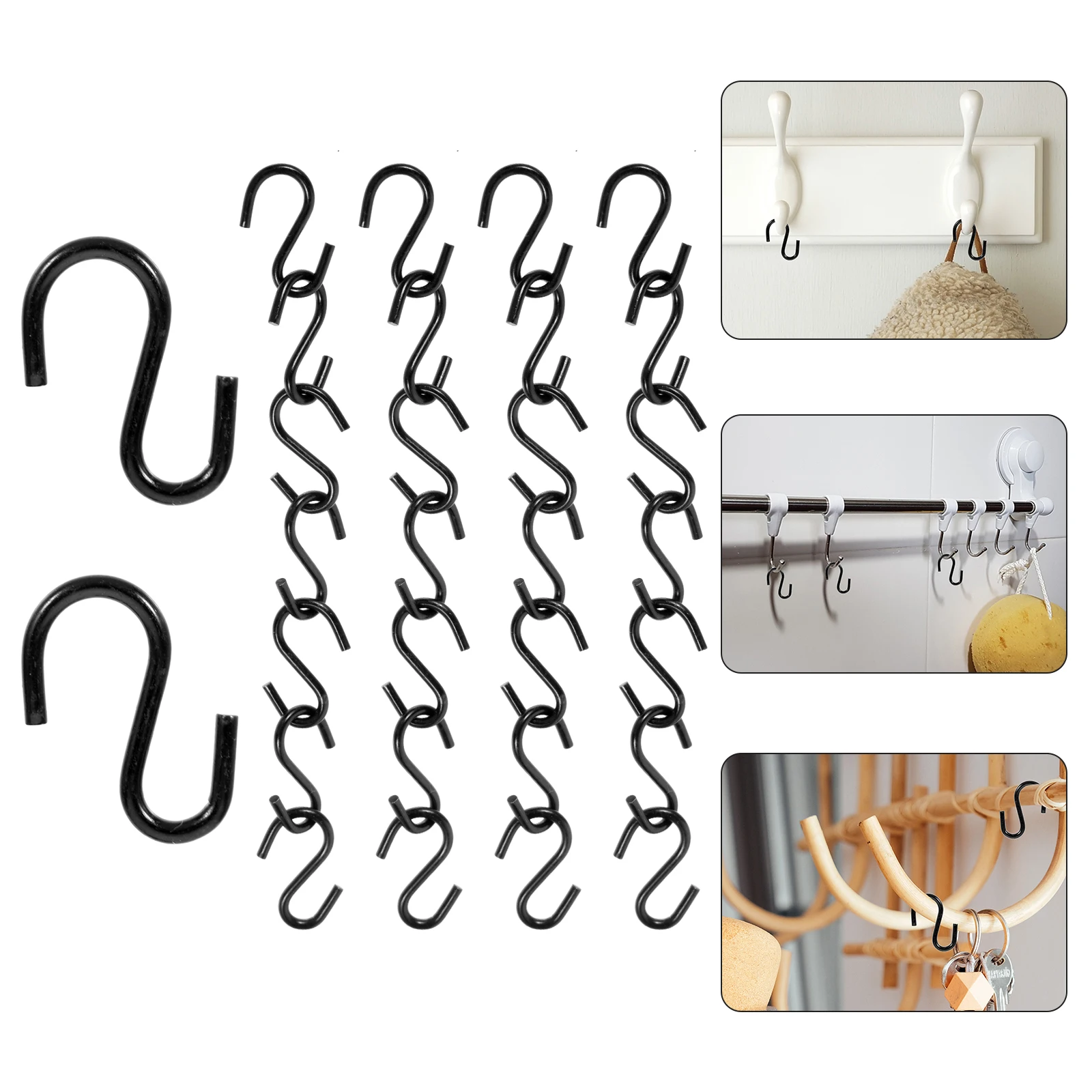 

Hook Hooks Heavy Duty Multi Purpose Hanging Basket Design for