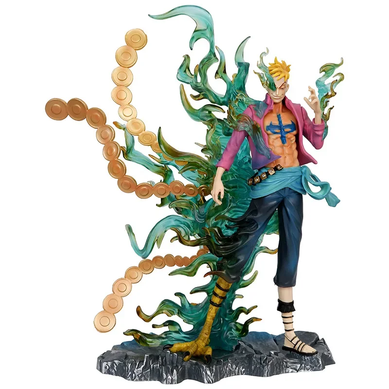 33cm One Piece Figures Marco Anime Figure Gk Iu Immortal Birds Figurine Pvc Statue Doll Collection Room Decoration Toys Gifts