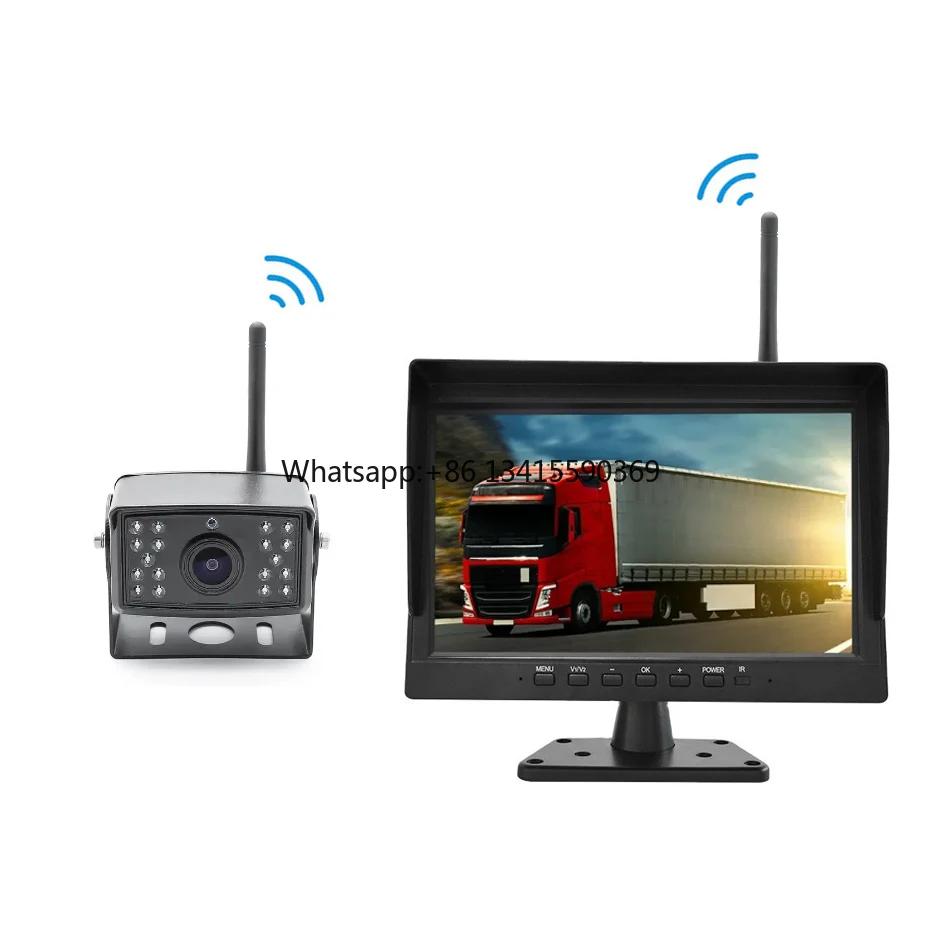 

AHD 10,1-дюймовый беспроводной DVR монитор 1080P высокой четкости ночного видения обратная резервная камера водонепроницаемый Wi-Fi рекордер для