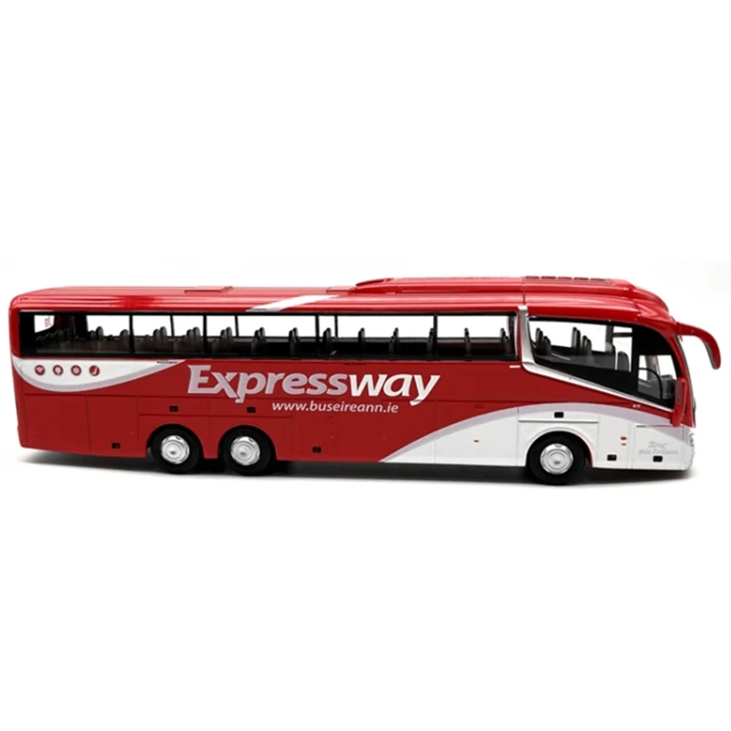 Diecast 1:76 Scale Original High Speed Bus I6 Alloy Automobile Model Exquisite Finished Product Simulation Toy Collection Gift