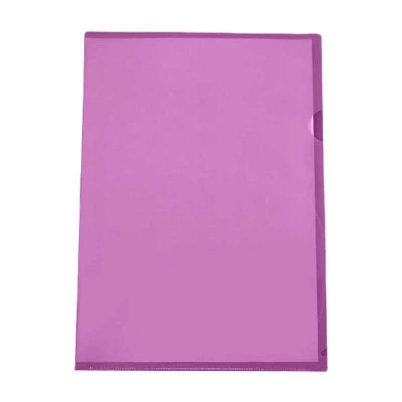 DXAB 6 Colors L Shaped Folder A 4 Plastic Folders Presentation Folder A 4 Plastic Sleeves File Folder for Protection Files - Image 6