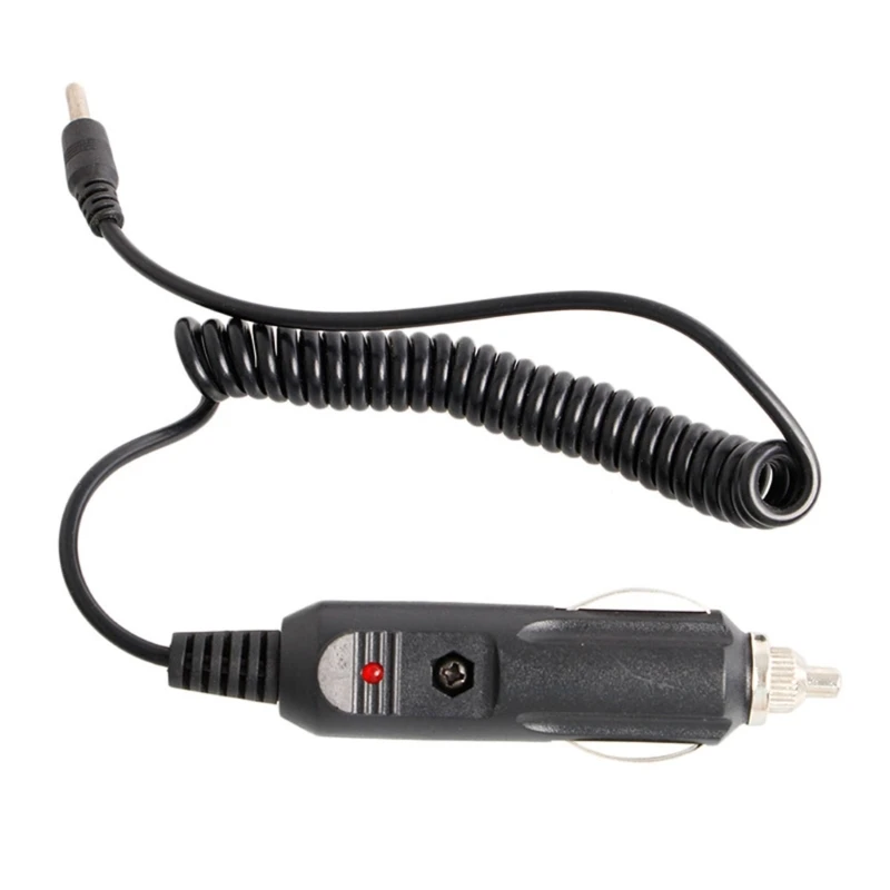 

for DC 12V Car Spring Adapter Charger Universal Power Cord 3.5mm x 1.35mm to Cigarette Lighter for DVD Player GPS Speake