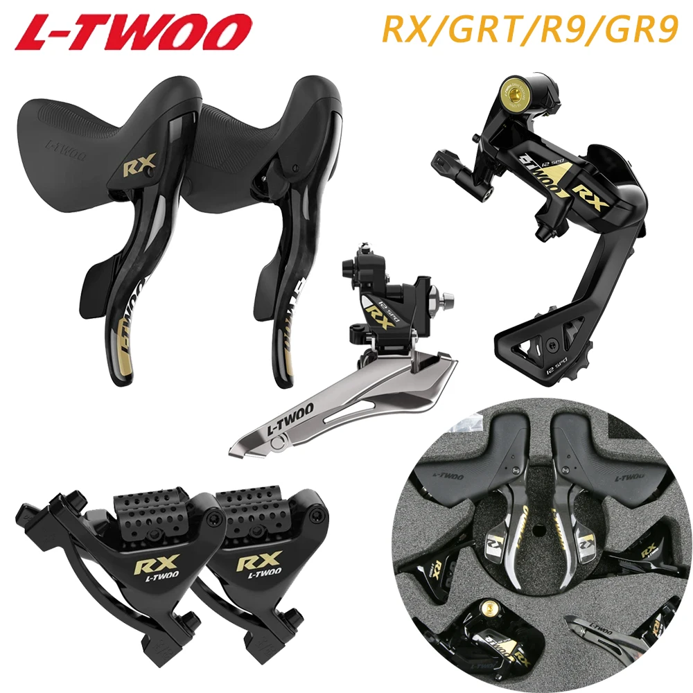 

LTWOO RX GRT R9 GR9 Carbon Fiber Groupset Road Bike Hydraulic Disc Brake 11/12s Shifter Hydraulic Caliper Rear Derilleur Set