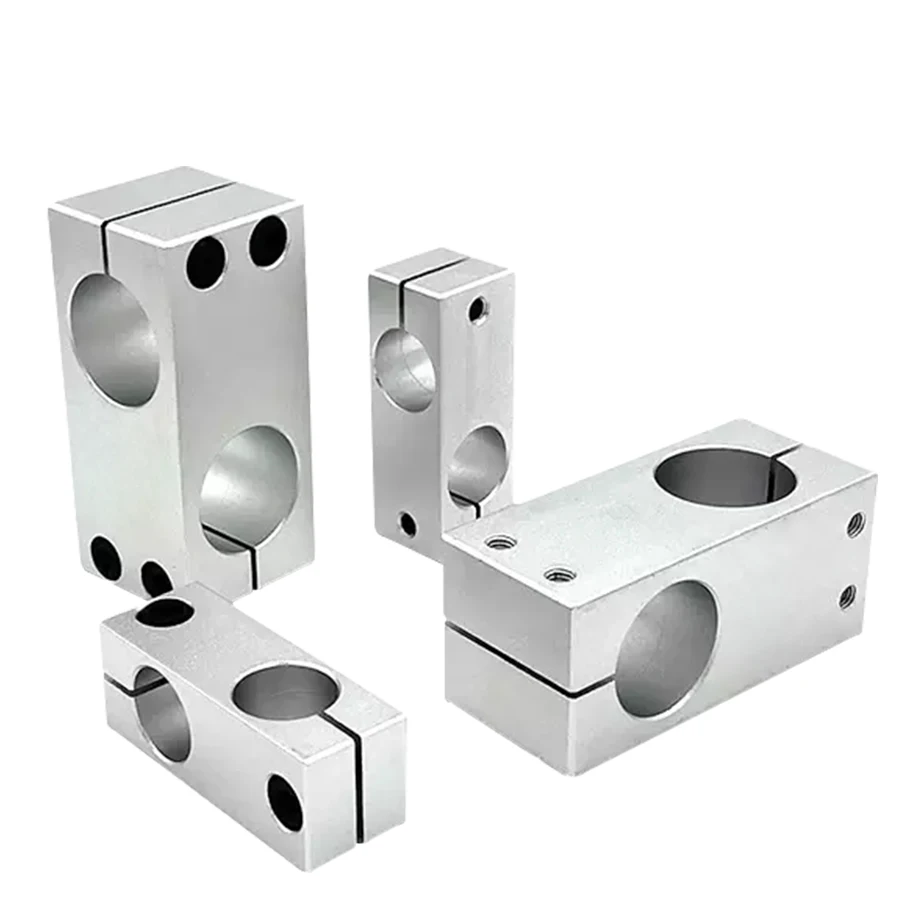 Pillar Fixing Clamp Vertical Fixed Diameter Fastening Aluminum Alloy Optical Axis Cross Block Steel Pipe Fixing Bracket Connecti