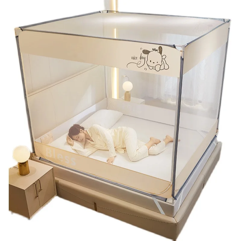 

Anti-drop mosquito net household bedroom free installation yurt baby children prevent falling off the bed full bottom pattern