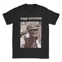 Camisetas de The Smiths Meat Is Murder para hombre, ropa 100% de algodón, camiseta de manga corta con cuello redondo, camisetas clásicas