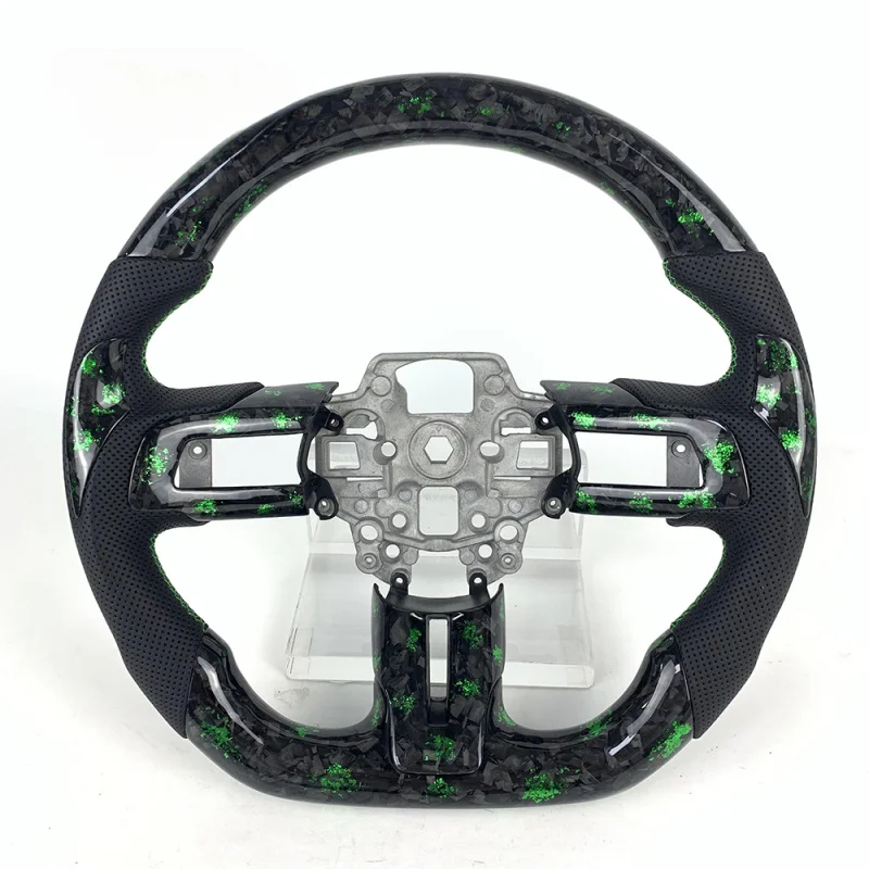 

Для Форд Мустанг 2015-2021 | Настраиваемое рулевое колесо из настоящего углеродного волокна