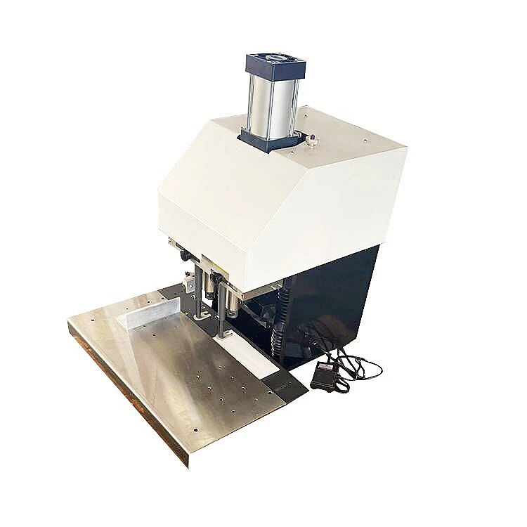 ماكينة حفر الأقمشة القماشية الأوتوماتيكية، ماكينة ثقب الثقب الجلدية للأكياس البلاستيكية