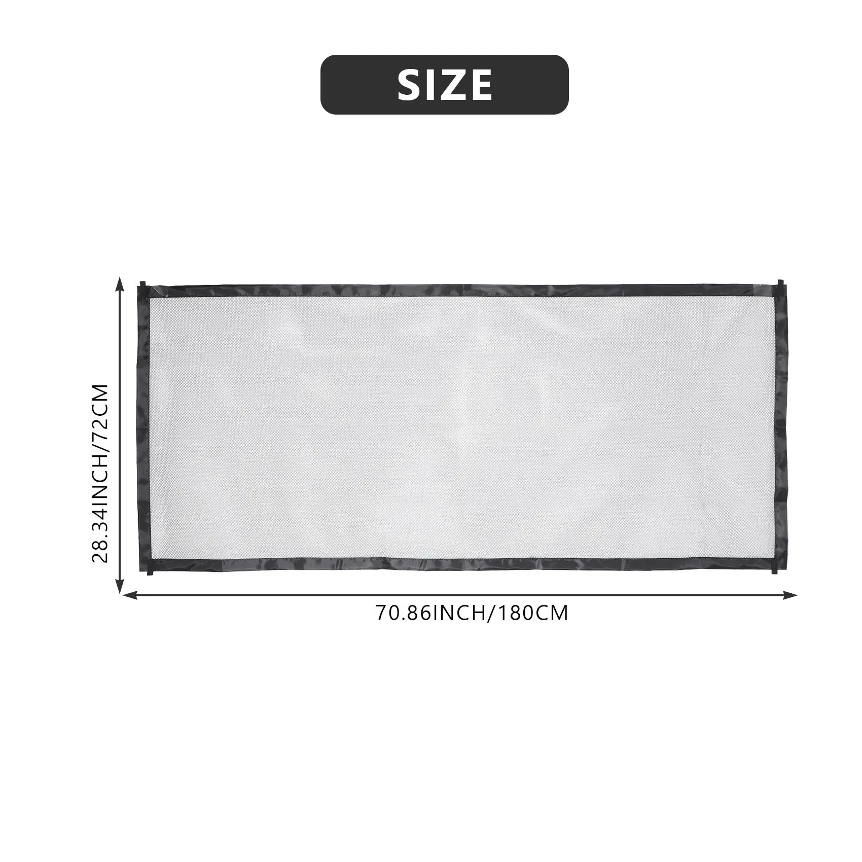 

Magic Gate Portable Folding Mesh Baby Safety Fencing Gate Protection Indoor And Outdoor Safe Guard For Kids And Pets-Y44A