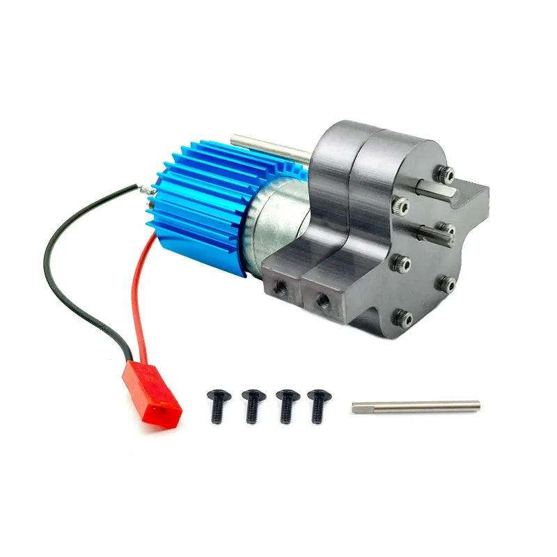 Metal Transfer GearBox with 370 Brush Motor for WPL B14 B16 B24 B36 C14 C24 JJRC Q60 MN D90 MN99S MN91 Speed Change Upgraded