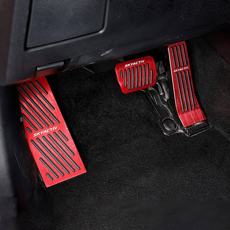 

For Mazda 3 BP CX30 CX-30 CX50 CX60 CX70 MX30 2019 2020 2021 2022 2023 2024 2025 Car Accelerator Brake Pedal Cover Accessories